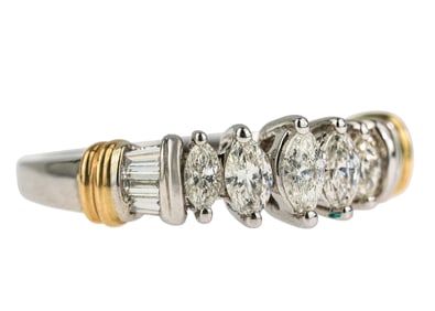 1 CT Diamond & 14k Band Ring