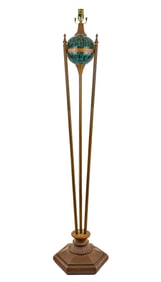 Late 20th c Art Deco Style Floor Lamp