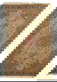 Vintage Turkish Kayseri Main Carpet