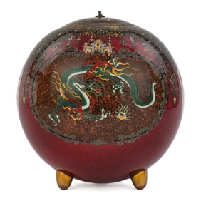 Japanese Meiji Cloisonne Enamel Jar