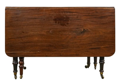 English Mahogany Deep drop leaf table