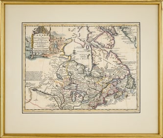 Pieter van der Au -1736 Canada ou Nouvelle France