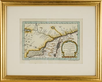 Nicolas Bellin- 1787 Suite du Cours du Fleuve de St. Laurent