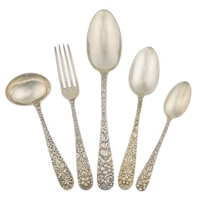 50 pcs. Hennegan Bates Sterling Flatware