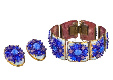 Andree Basot Bracelet & Earrings