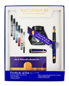Waterman Cased Fountain Pen Set