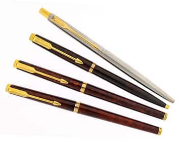 4 Parker Pens