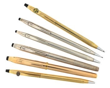 6 Cross Pens & Pencils