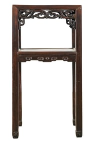 Early 20th c Chinese Marble Top Stand