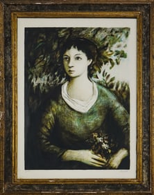 Domenico Purificato (IT 1915-1984) Portrait of a lady