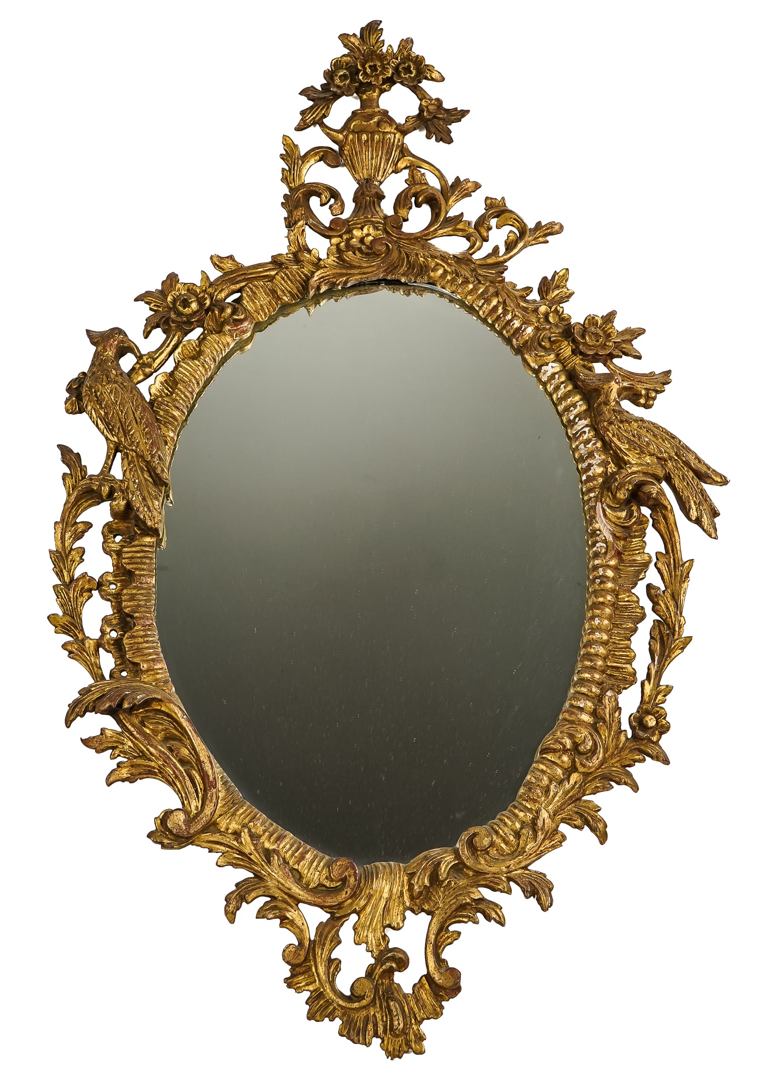 Late 19th c Italian Rococo Carved Mirror (1 of 5)