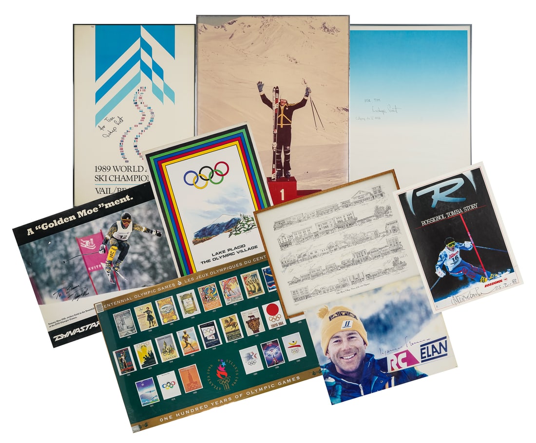 Olympic and Rossignol Skiing Autographed Material- (1 of 10)