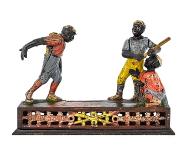 Dark Town Battery Mechanical Bank