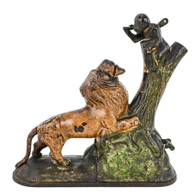 Lion & Monkeys Mechanical Bank