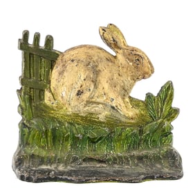 Bunny Rabbit Cast Iron Doorstop