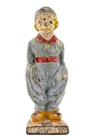Cast Iron WWI Doughboy Doorstop