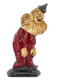 Hubley Clown Cast Iron Doorstop