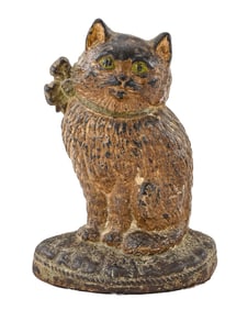 Hubley Cast Iron Cat Doorstop