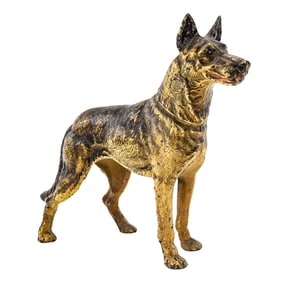 Cast Iron German Shepherd Doorstop