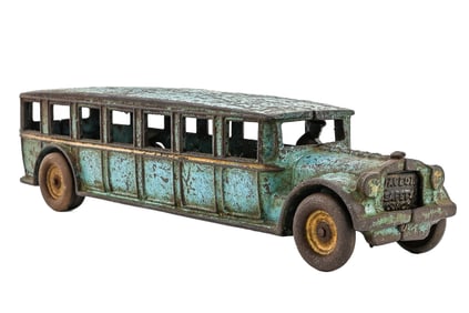 Arcade Cast Iron Fageol Safety Coach Bus Bank