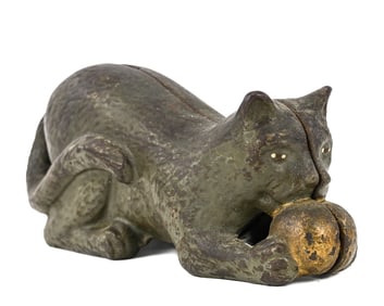A.C. Williams Cat Playing with Ball Bank