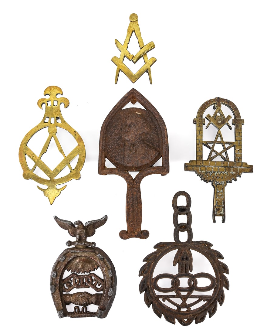 Masonic Trivets (6 pcs) (1 of 7)