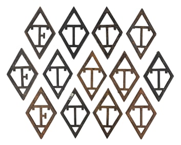 Diamond-Shaped “T?? Trivets (13 pcs)