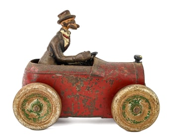Andy Gump Cast Iron Toy Roadster, Arcade Reproduction