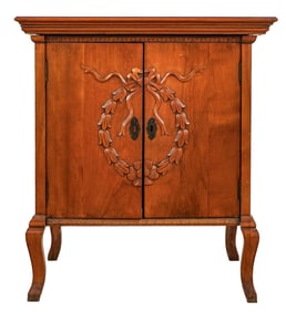 ca. 1900 Regina Disc Music Box Stand Cabinet