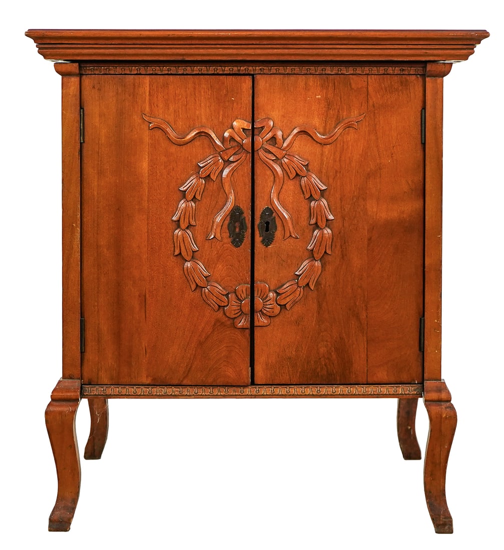 ca. 1900 Regina Disc Music Box Stand Cabinet (1 of 6)