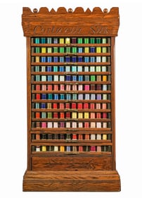 Corticelli Silk Thread Spool Cabinet
