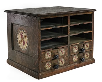 Stafford's Typewriter Ribbons Cabinet