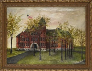 Grace Moulton Lewis (VT 19th c) Spaulding High - Barre VT