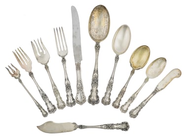 115 pcs. Gorham Buttercup Sterling Flatware