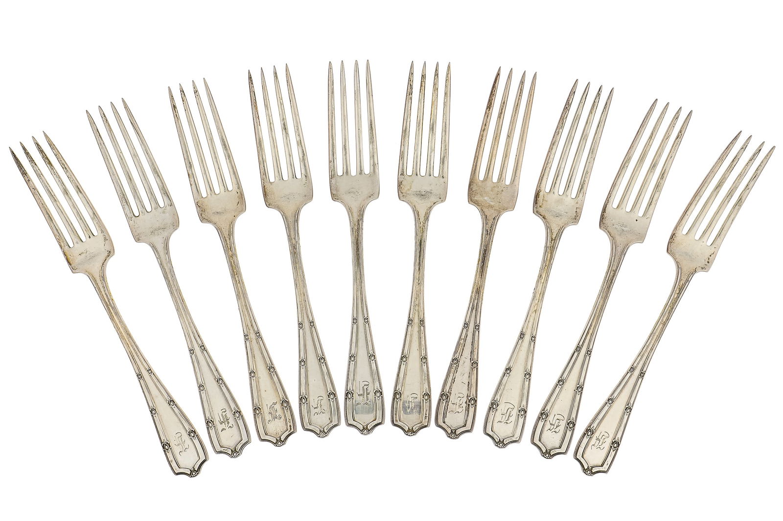 10 Alvin Francis I Sterling Dinner Forks (1 of 4)