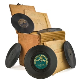 Collection of Berliner, Zonophone 7" Disc Records