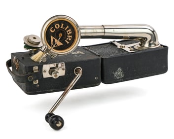 1920s Colibri Cameraphone Portable Phonograph
