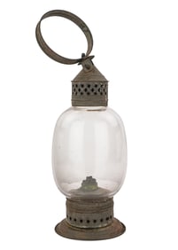 Mid 19th c Onion Globe Lantern