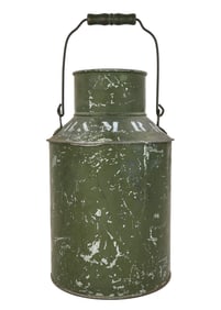B & M RR Painted Tin Can