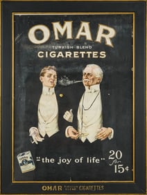 Omar Turkish Blend Cigarettes with Original Frame