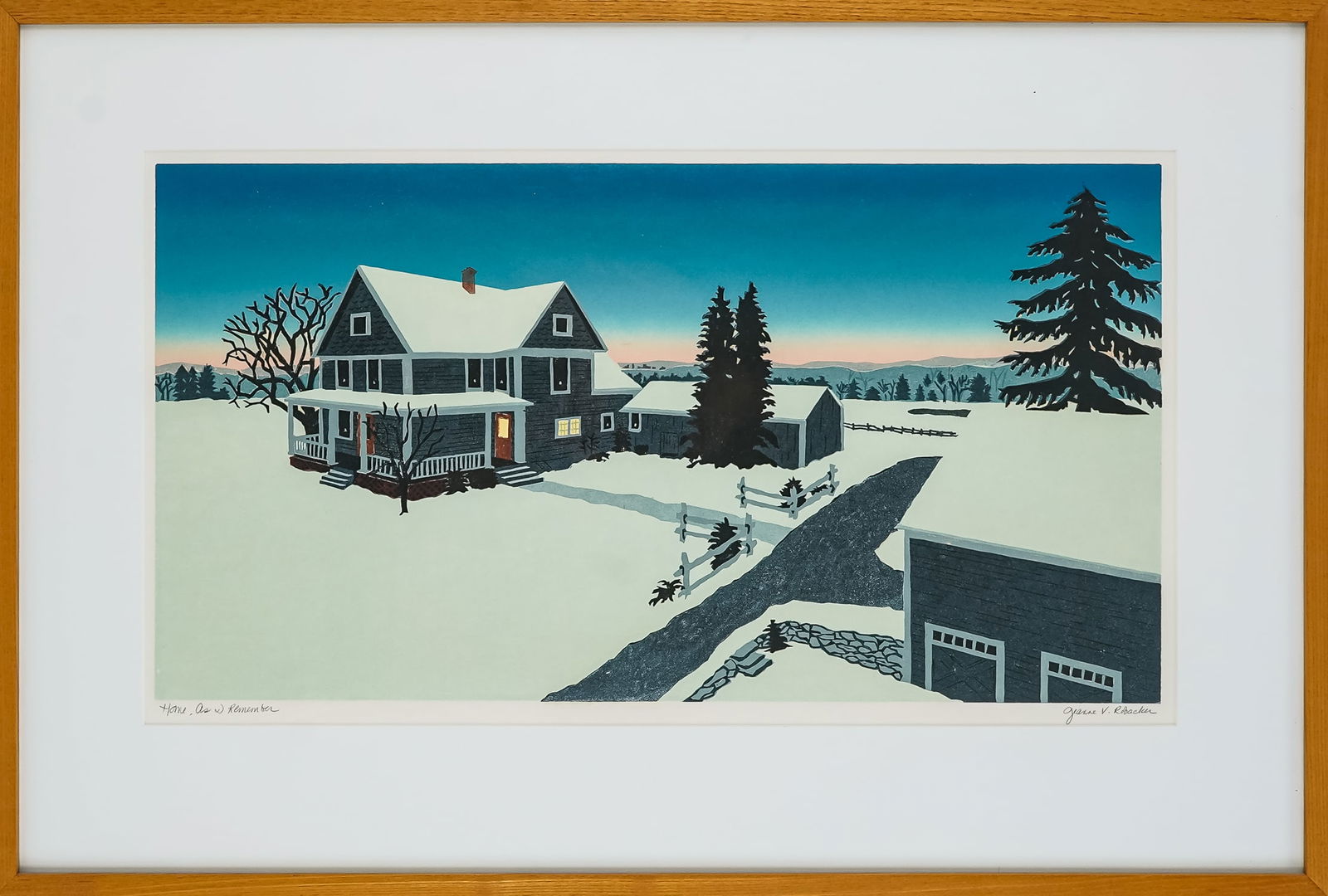 Jeane V. Robacher (VT Contemporary) Home As I Remember it (1 of 4)