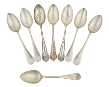 Sterling Silver Teaspoons incl. Gorham Lancaster