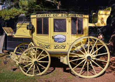 Fully Restored Full Size 19th c Stagecoach