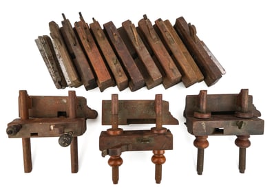 Early Plow Planes, Complex Molding Planes