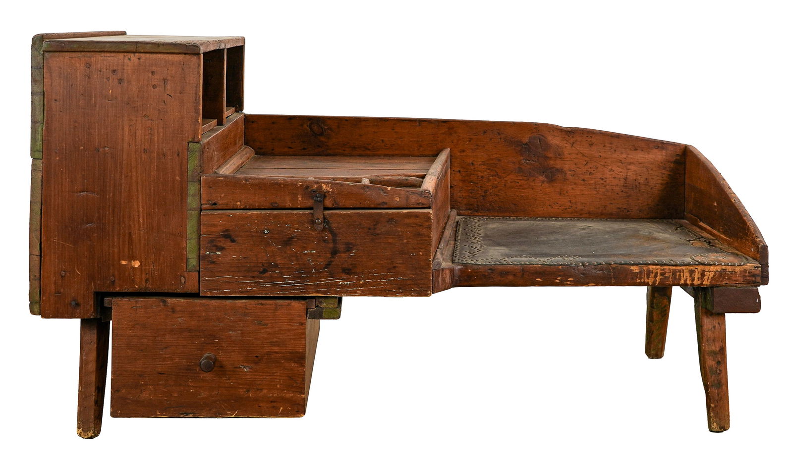 19th c Pine Cobbler's Bench (1 of 7)
