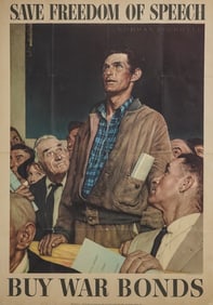 Norman Rockwell (AM 1894-1978) Freedom of Speech