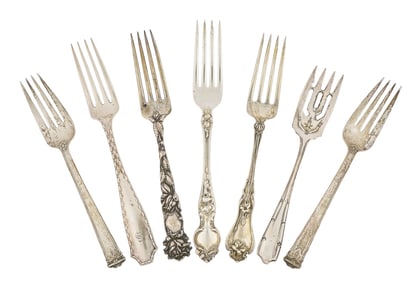 7 Sterling Silver Dinner Forks