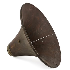 Music Master Oak Cygnet Edison Phonograph Horn