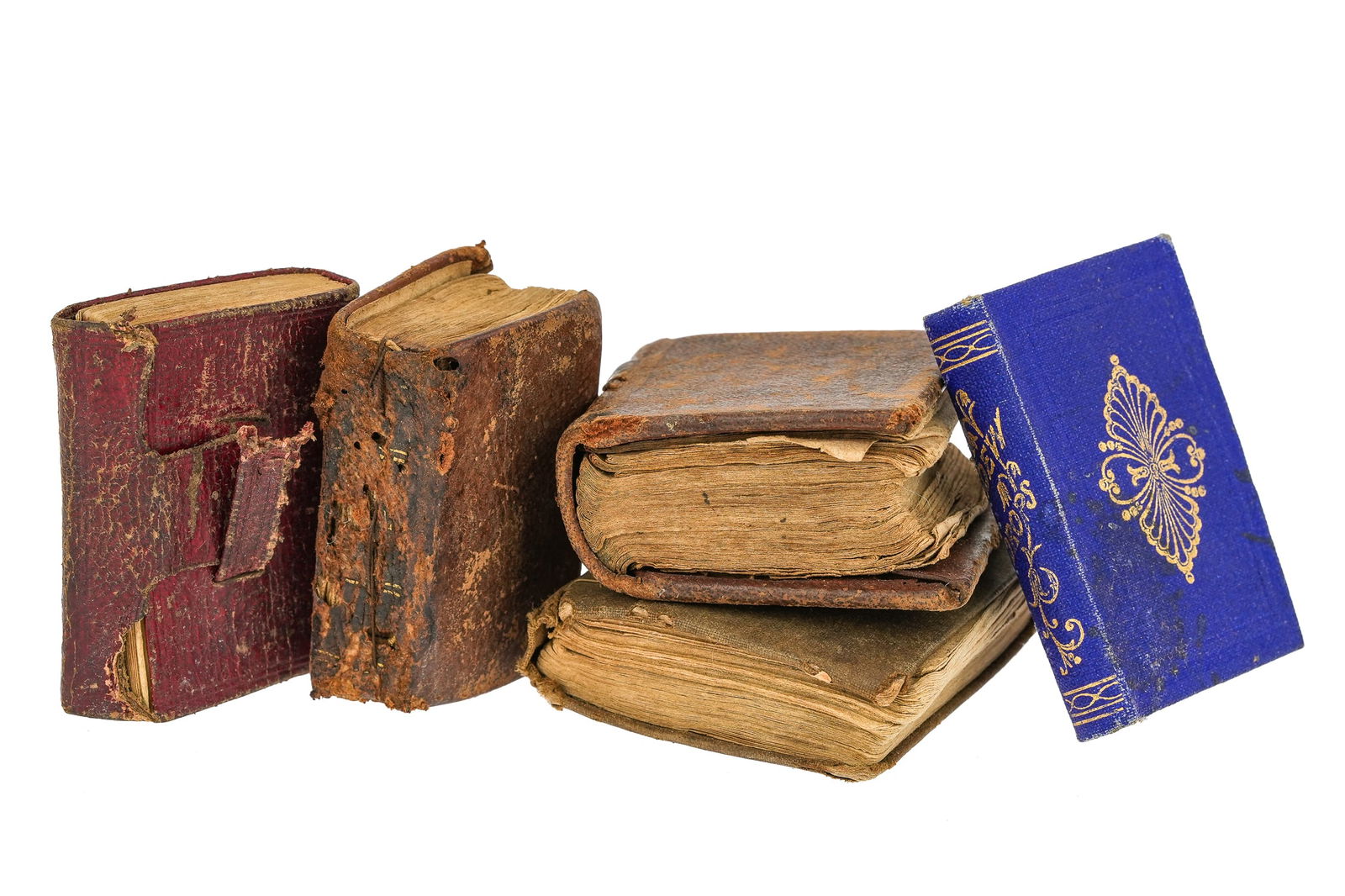 5 Miniature 19th c Books (1 of 12)