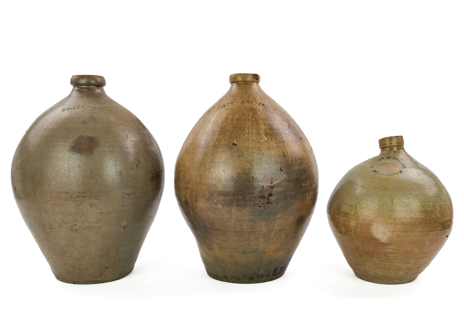Fairfax, VT, Bennington, VT Ovoid Jugs (1 of 9)